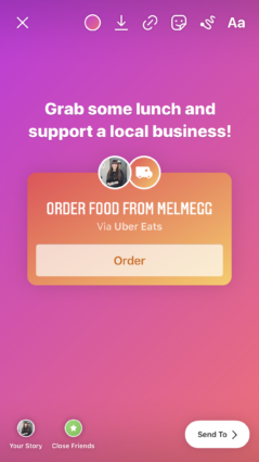 Food Delivery + Gift Card Stickers on Instagram (How-To + Tips!) | Tailwind