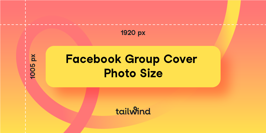 Graphic of specifications for Facebook Group Cover Photo Size